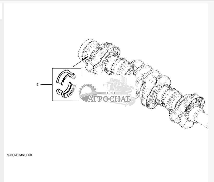 9901 Комплект упорных подшипников 